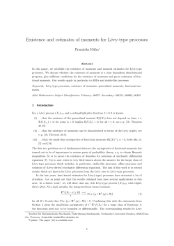 Existence and estimates of moments for Levy