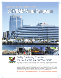 2017 NEAEP Annual Symposium