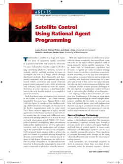 Satellite Control Using Rational Agent Programming