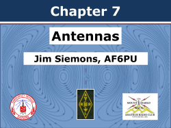 Antennas Chapter 7 - ARRL East Bay Section
