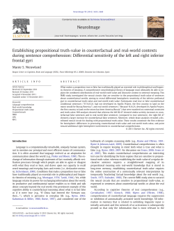 Establishing propositional truth-value in counterfactual and real