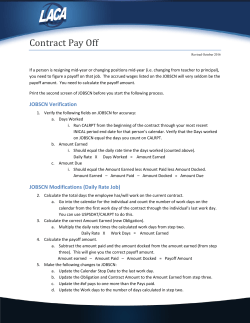 Contract Pay Off
