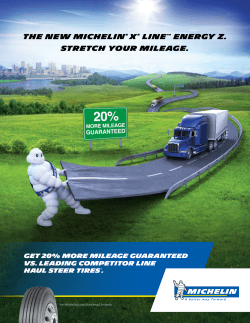 michelin x line energy z tire brochure