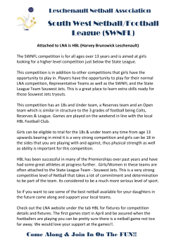 South West Netball/Football League (SWNFL)