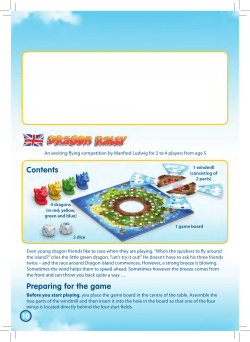 Contents Preparing for the game 10