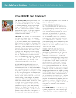 Core Beliefs and Doctrines