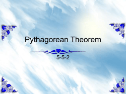 Pythagorean Theorem