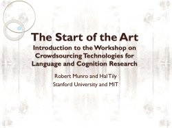 Slides - Crowd Scientist