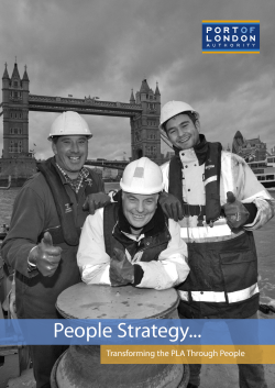 People Strategy... - Port of London Authority