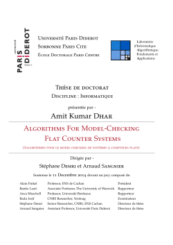 Algorithms for Model-Checking Flat Counter systems