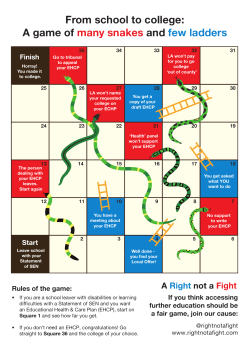 A game of many snakes and few ladders