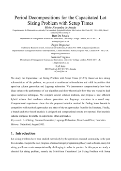 Period Decompositions for the Capacitated Lot Sizing Problem with