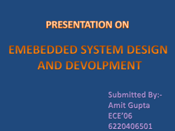 Embedded System - 123seminarsonly.com