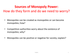 Monopoly-power