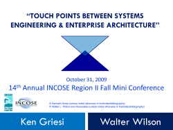 CSE40943: Introduction to Software/Systems Architecture
