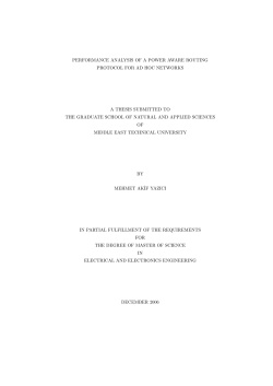 performance analysis of a power aware routing protocol for ad hoc