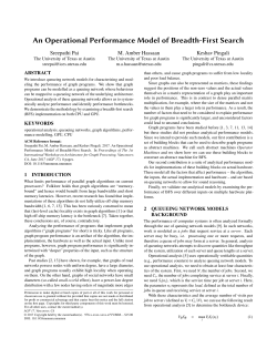 An Operational Performance Model of Breadth