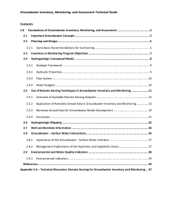 Appendix 2-A &ndash; Technical Discussion: Remote Sensing for