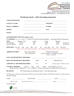 Advertising Agreement