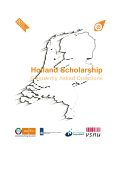 Holland Scholarship FAQ