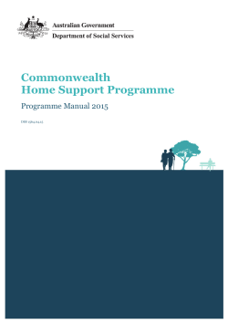 Commonwealth Home Support Programme