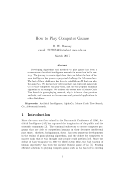 How to Play Computer Games