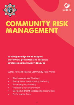 Building intelligence to support prevention, protection and response