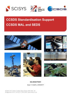 CCSDS MAL and SEDS