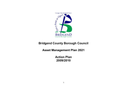 Bridgend County Borough Council Asset Management Plan 2021