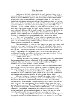Charterhouse ghost story