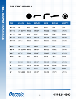 FULL ROUND HANDRAILS