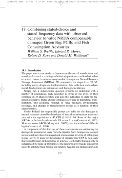 Combining Stated-Choice Questions with Observed Behavior to