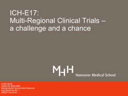 Current views on missing data in clinical trials