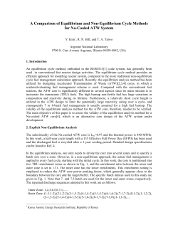 A Comparison of the Equilibrium and Non-Equilibrium