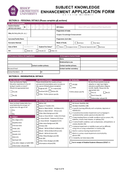 Please tick your chosen SKE subject