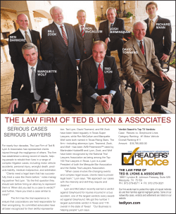 Reader`s Choice - Serious Cases Serious Lawyers