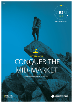 CONQUER THE MID-MARKET
