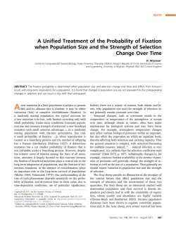 A Unified Treatment of the Probability of Fixation when Population