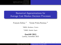 Numerical approximations for average cost Markov decision