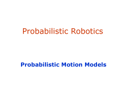 Probabilistic Robotics - LCAD