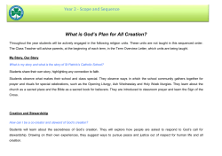 Scope and Sequence - St Patrick`s