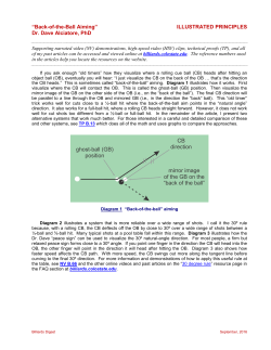Back-of-the-Ball Aiming - Billiards and Pool Principles, Techniques