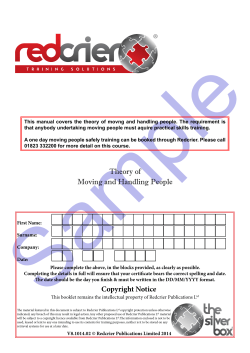 Theory of Moving and Handling People