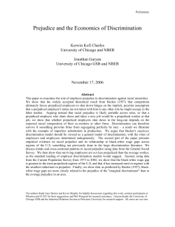 Prejudice - Brown University