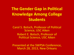 Males - History, Political Science, and Philosophy