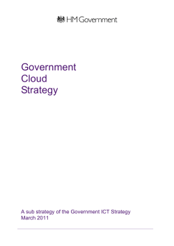 Government Cloud Strategy
