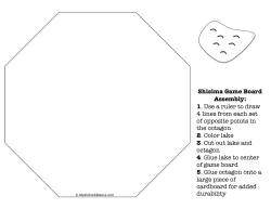 Shisima Game Board Assembly - B