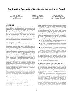 Are Ranking Semantics Sensitive to the Notion of