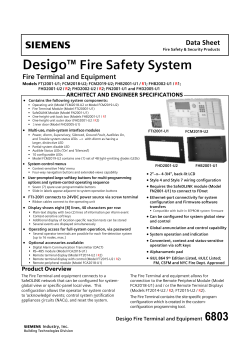 FTI2001-U1 / FCM2018-U2 / FCM2019-U2 / FHB2001-U1
