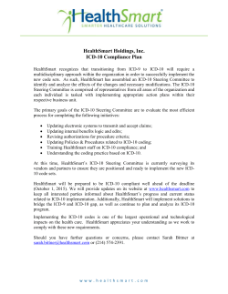 HealthSmart Holdings, Inc. ICD